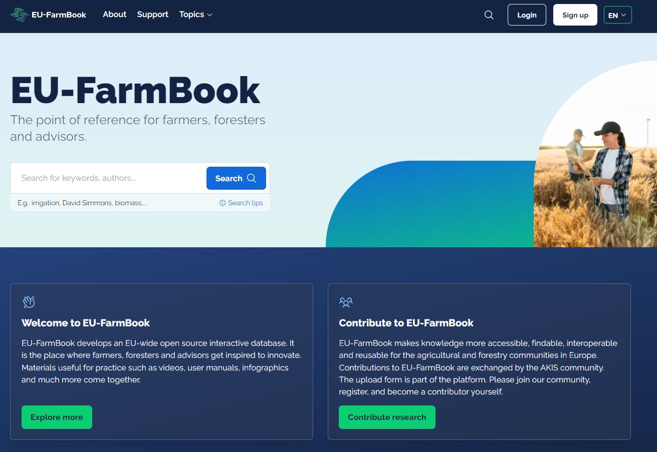 eufarmbook homepage