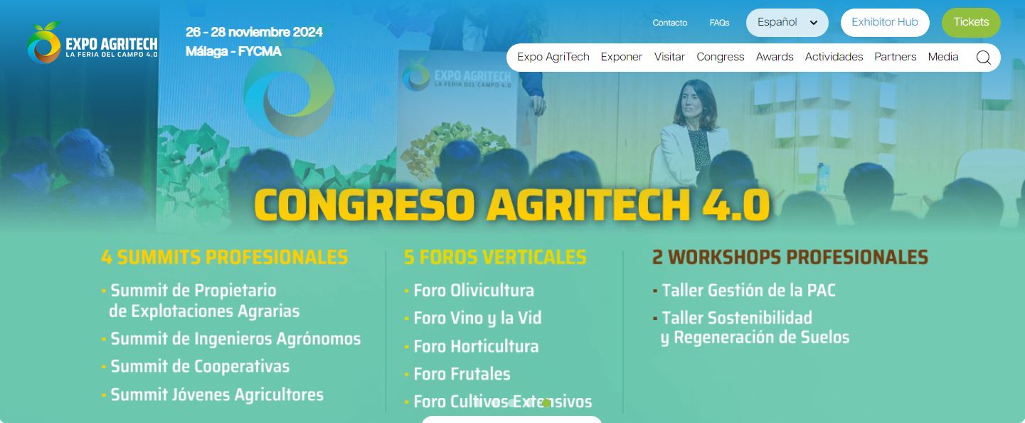 expo agritech cartel de congreso