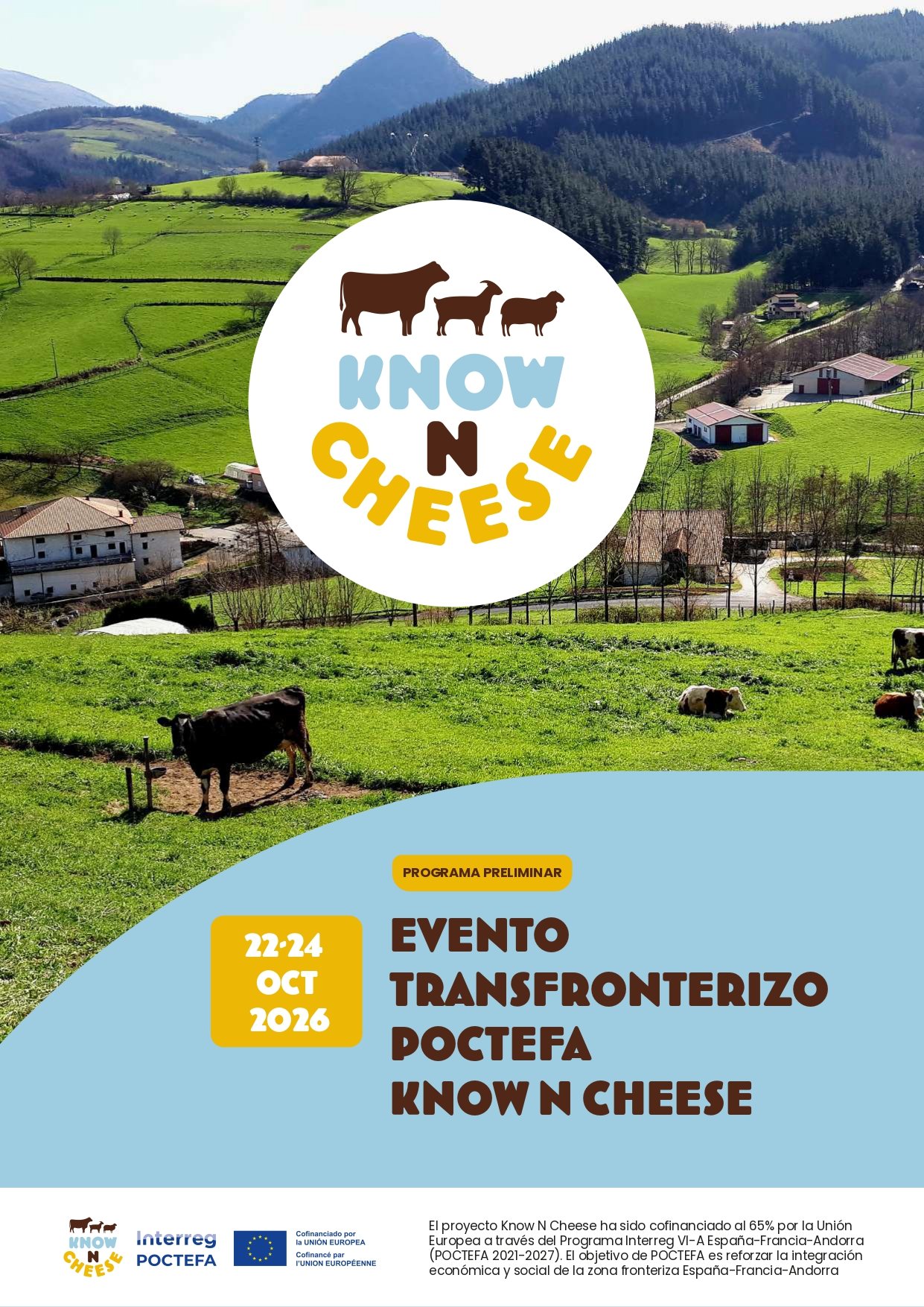 EVENTO TRANSFRONTERIZO POCTEFA Know N Cheese