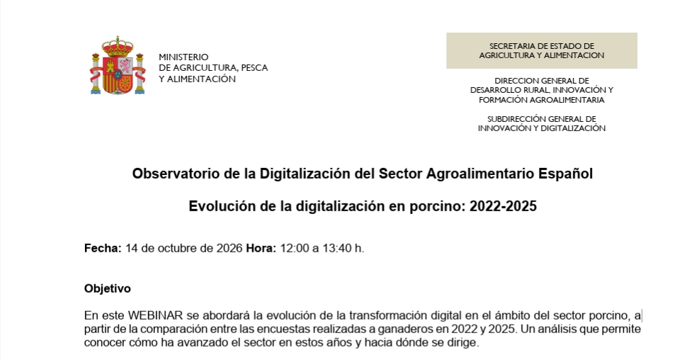 Evolución de la digitalización en porcino: 2022-2025