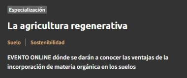La agricultura regenerativa