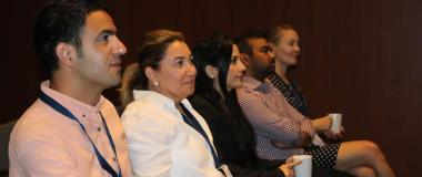 Foto público en una conferencia