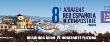 cartel 8a jornada de la red española de compostaje