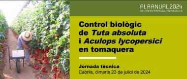 Control biológico de tomatera