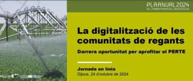 digitalización de comunidades de regantes