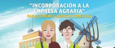 cartel curso incorporación a la empresa agraria 28 abril al 30 de mayo