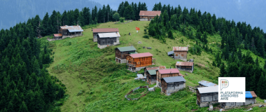 paisaje con pueblo