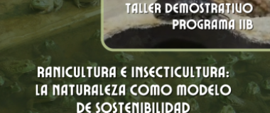 cartell d'insecticultura i ranicultura
