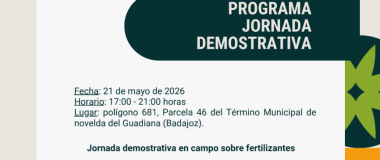 Cartell de l´esdeveniment jornada de fertilitzants