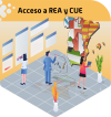 Logo de Acceso a REA y CUE